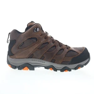 Merrell Moab Vertex 2 Mid WP Fibra de Carbono Hombres Marrón Botas de Trabajo y Seguridad - Imagen 1 de 8