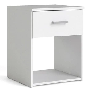 Polar Bedroom Bedside Drawer 56120 White - Picture 1 of 2