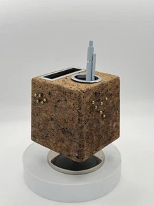 Vintage Park Sherman MCM Cork Desk Organizer Pen Pencil Holder & Paper Holder - Picture 1 of 10