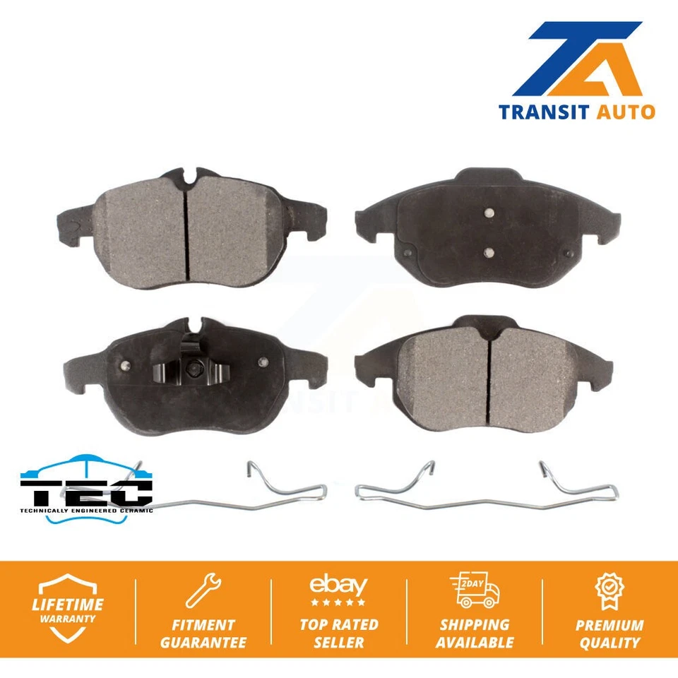 Front Ceramic Brake Pads Set For Saab 9-3 Chevrolet Vectra TEC-972-1684-22 - Imagem 1 de 1