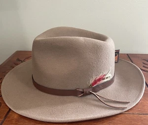 Sombrero Dorfman Pacific 100% Lana Fieltro Aplastable Nuevo Con Etiqueta - Imagen 1 de 10