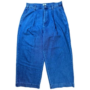 Obey Oliver Plissee Denim Jeans Gr. 32 Urban Outfitters Baggy Wide Leg - Bild 1 von 4