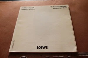 Bedienungsanleitung Loewe Farbfernseher E 3000 - Bild 1 von 4