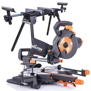 Evolution R185SMS+ 185mm Sliding Mitre Saw & Stand Bundle - Picture 1 of 21