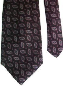 Surrey Men's Silk Paisley Neck Tie Navy Blue Multi 3 5/8" x 57" - Picture 1 of 2