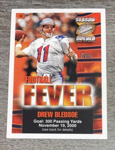 Drew Bledsoe 2000 Topps Season Opener Football Fever Patriots # *E340* - Picture 1 of 2