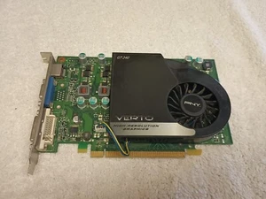 PNY Verto GeForce GT 240 GDDR5 512mb PCle 2.0 X16 Video Card DVI VGA HMDI - Picture 1 of 7