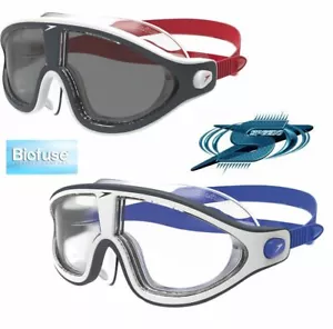 NEW SPEEDO RIFT BIOFUSE SWIMMING MASK - LEISURE/TRIATHLON TRAINING SWIM GOGGLES - Picture 1 of 3