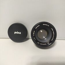 Minolta MC ROKKOR-X PF 1:17 f = 50 mm 4197160 #5mm Camera Lens