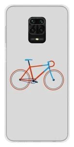 Coque en silicone imprimée compatible Xiaomi Redmi Note 9 Pro Bike color Hipster - Picture 1 of 3
