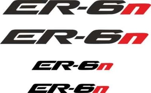 Kawasaki ER-6n passendes Aufkleber Sticker Set - Motorrad Schriftzug - Bild 1 von 4