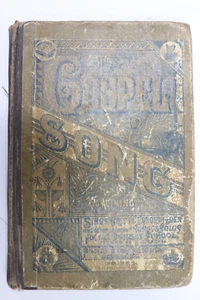 The Gospel in Song 1885 EO Excell Chicago Music, Solos for Sunday School Book H6 - Foto 1 di 14