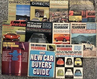 Car and Driver/Sports Car Illustrated Yrbks 1958-70, 86 Your choice-See Contents Foto 1 de 4