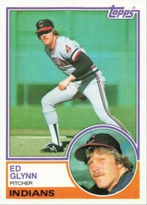 1983 Topps Baseball Ed Glynn Cleveland Indians #614 - Picture 1 of 2