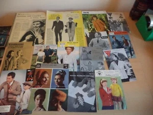 JOB LOT b childrens boys girls mens womens knitting patterns OLD VINTAGE 1940S - Picture 1 of 3