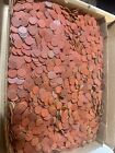 100 Wwii Opa Red Point Tokens, World War Ii Food Ration Tokens, Ww2, 100 Total