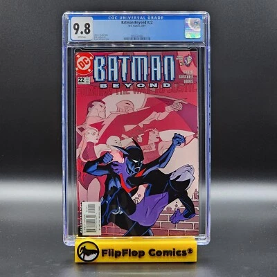 DC 2001 | Batman Beyond #22 | 2nd team app. Justice League Unlimited | CGC 9.8 - Image 1 of 3