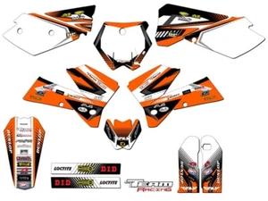 2005-2006 KTM SX 125 250 450 525 GRAPHICS SET DECO DECALS MX STICKERS - Picture 1 of 4