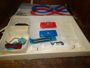 1960s Vintage STROMBECKER American Stock Car Racing Set untested no track incomp - Picture 1 of 9