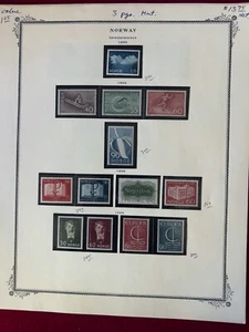 Norway One man's collection 1966/68 Mint Sets appears NH in Mounts - Picture 1 of 3