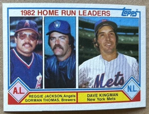 REGGIE JACKSON HOF 1983 TOPPS '82 H.R. LEADERS Karte #702 NM-MT Zustand - Bild 1 von 2