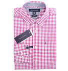Tommy Hilfiger Men Long Sleeve Custom Fit Button Down Plaid Casual Shirt $0 Ship