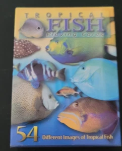 Tropical Fish Playing Cards 54 Different Fish Images Family Game Night Poker - Picture 1 of 4