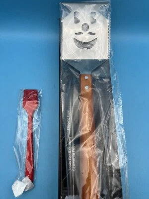 Espátula de Parrilla para Parrilla Exterior, Herramienta de Barbacoa 5 en 1 Cuchillo de Metal Abridor de Botellas Tenedor Foto 1 de 4