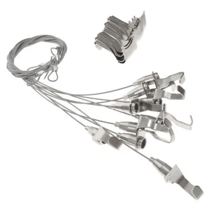10pcs Adjustable Frame Hanging Kit Picture Wire Picture Hanging Wire - Picture 1 of 11