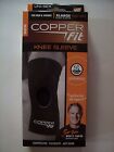 Copper Fit Knee Sleeve XLarge Blk 19.5-21" Sport Athletics Unisex TV Compres NIB