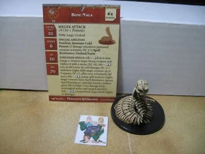 =Dungeons and Dragons D&D UNHALLOWED Bone Naga 34/60 con tarjeta= - Imagen 1 de 1