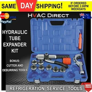 Hydraulic Tube Expander Kit - 7 Expander Heads for 3/8" to 1-1/8" Copper Tube. - Picture 1 of 11