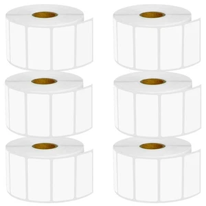 6 Rolls of 1500 RDS05U1 Die Cut File Paper Labels For Brother TD-4000 TD-4100N - Picture 1 of 24
