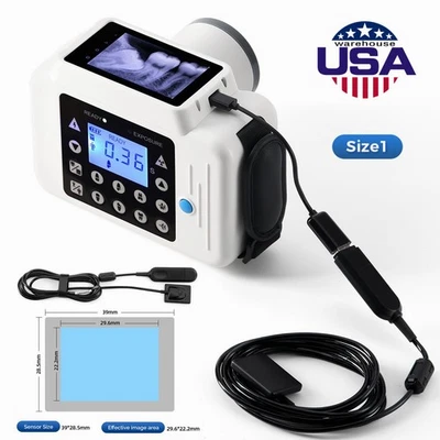 AZDENT Dental Portable X Dental Ray Machine with screen + X Sensor 1 Digital Ray 2 in 1