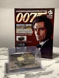 Colección de maquetas de coches James Bond n.º 67 Land Rover Lightweight con cuaderno NUEVO EMBALAJE ORIGINAL - Imagen 1 de 6