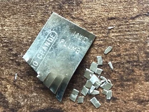 Solid 14k WHITE Gold solder Sheet & chips Easy melt 1340 deg 1.4 G - Picture 1 of 2