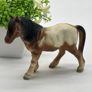 Vintage Shafford Brown & White Paint Shetland Pony Foal Horse Adorable 6”x4” - Picture 1 of 10