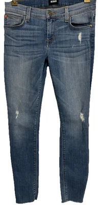 Pantalones de mezclilla Hudson 26 Krista tobillo súper ajustados dobladillos crudos desgastados de fábrica para mujer’s Foto 1 de 4