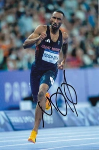Athletics - Matthew Hudson-Smith - Hand Signed 12x8 Inch Photograph - COA - Picture 1 of 1