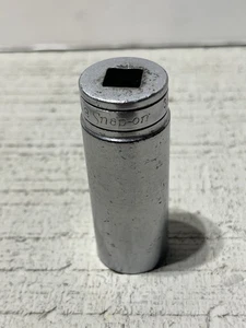 Vintage Snap-On Tools 3/8" Drive 3/4" Deep 12 Point Socket SAE SF-241 USA - Picture 1 of 15