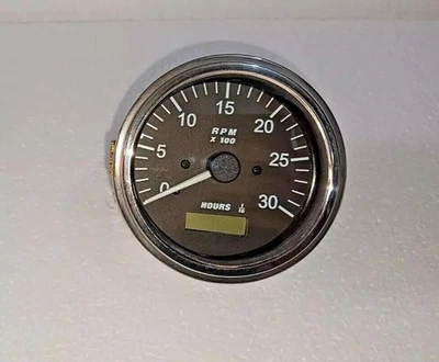 Tachometer Hourmeter 0-3000 RPM Alternator Diesel Engine 85MM +12V - Image 1 of 3