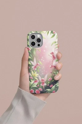 Linda Funda Teléfono Bonita Mística Vibrante Hada iPhone 16 15 14 13 12 11 X Plus Pr Foto 1 de 4