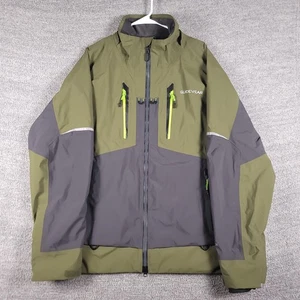 Chaqueta Guidewear Para Hombre XL Verde Gris Bajo Pro ePTFE Impermeable Lluvia Sin Capucha - Imagen 1 de 16