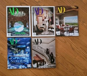 NEW UNREAD AD ARCHITECTURAL DIGEST Magazines Lot of 5: January - May 2025 - Picture 1 of 9