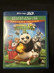 Kung Fu Panda 3 (Blu-ray 3D, Blu-ray, DVD, 2016, Awesome Edition, Import) Rgn. A - Picture 1 of 3