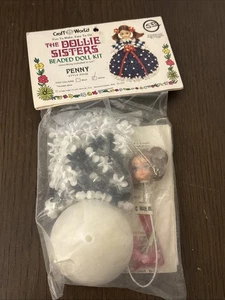 Craft World 1974 Dollie Sisters #5503 Beaded Doll Kit Penny - Picture 1 of 6