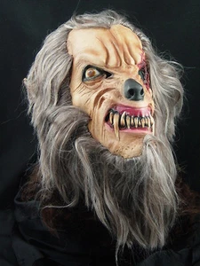 Lobis-Homem Halloween Horror Latex Mask Prop, NEW - Picture 1 of 4
