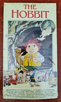 The Hobbit • Animated Film J.R.R. Tolkein VHS Cassette Tape Warner Video 1991 - Image 1 of 4