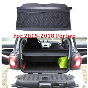Car Trunk Cargo Cover For Smart Fortwo 2015-18 Rear Security Shade Shield Black - Picture 1 of 4