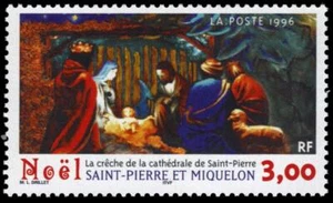ST. PIERRE et MIQUELON 633 - Christmas "Nativity Scene" (pb92694) - Picture 1 of 1